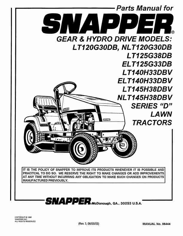 Snapper Lawn Mower LT140H33DBV-page_pdf